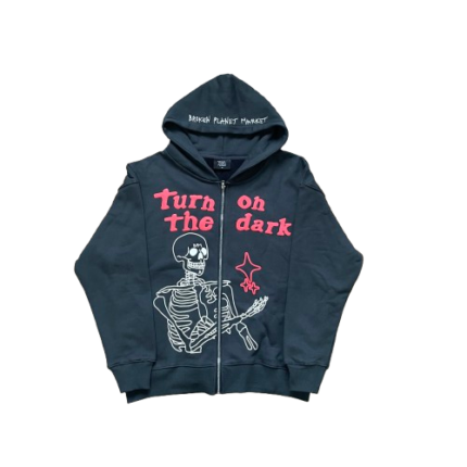 Broken Planet Dark Hour Skeleton Hoodie