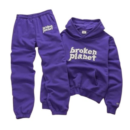 Broken Planet Purple Tracksuit