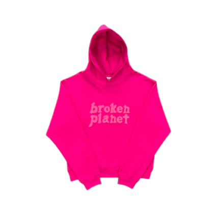 Broken Planet Pink Hoodie